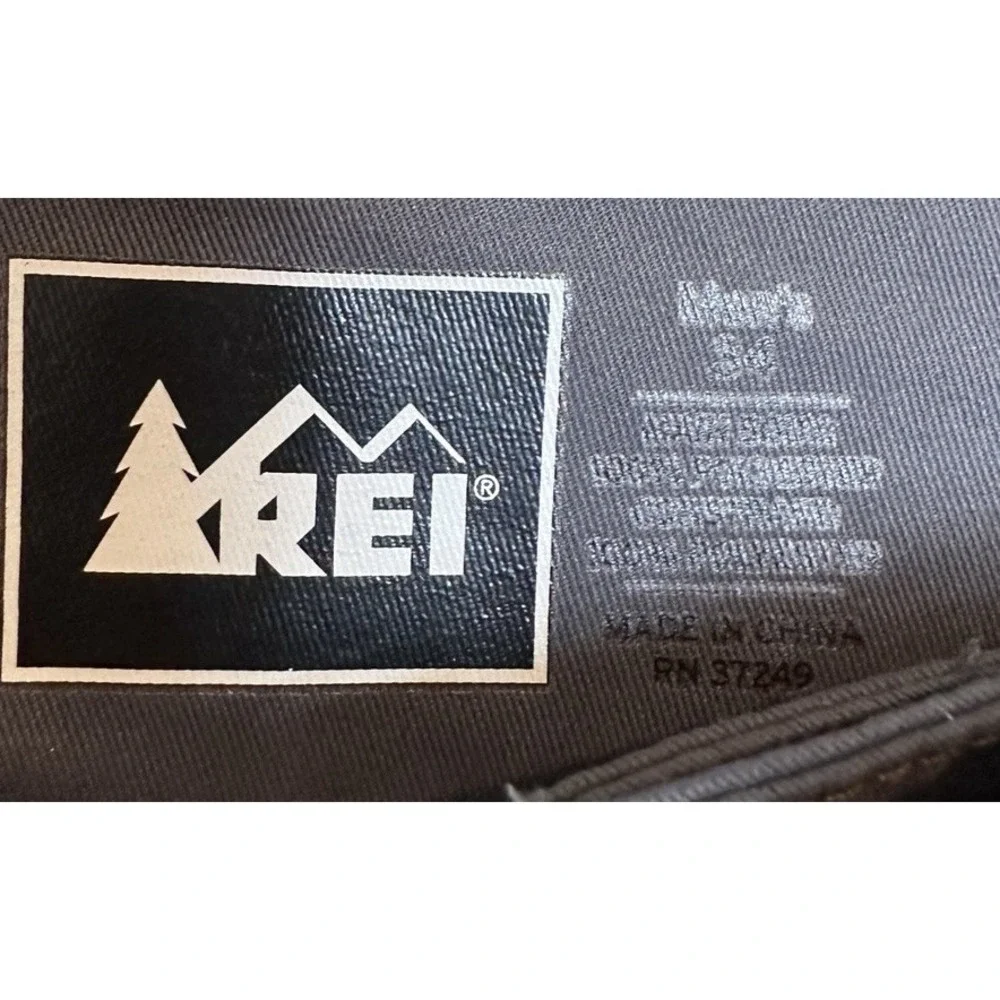 REI Swim Trunks Mens 34 Orange Gray‎ Board Shorts Bathing Suit Mens Swimming